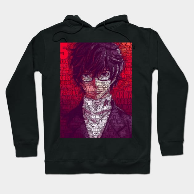 AKIRA KURUSU - Persona 5 Hoodie by QShiro